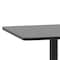Flash Furniture Mellie 23.5'' Black Square Metal Indoor-Outdoor Table with Base TLH-053-1-BK-GG - alternate 9
